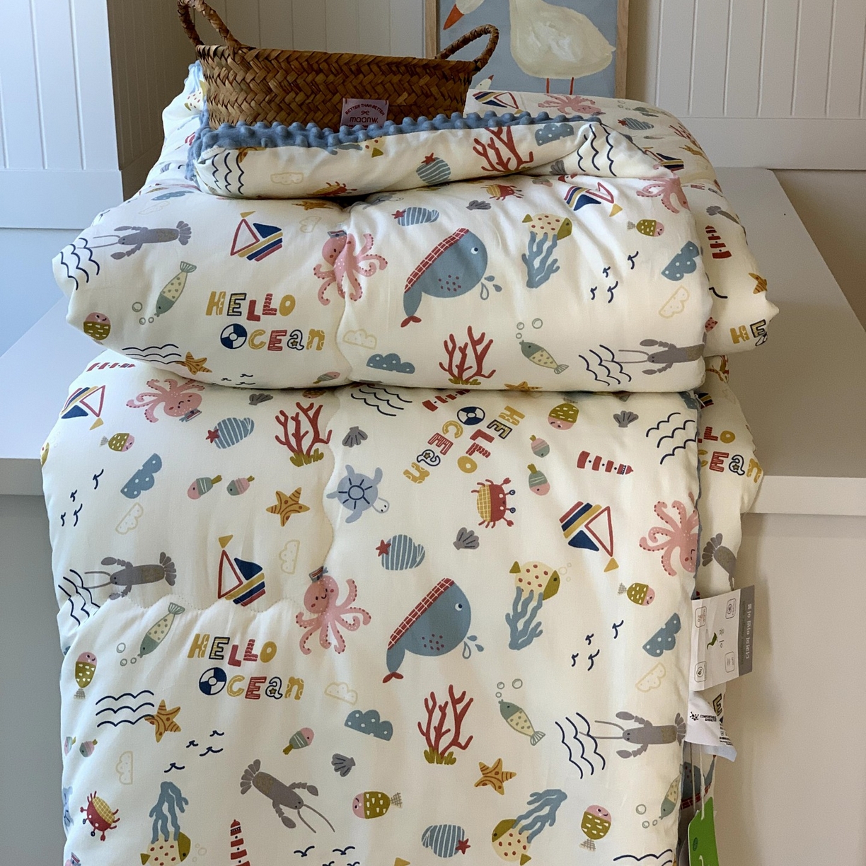 91家纺网 家纺一手货源 找家纺 汇庭 2025秋冬新品60s长绒棉单人豆豆冬被子被芯 八爪鱼