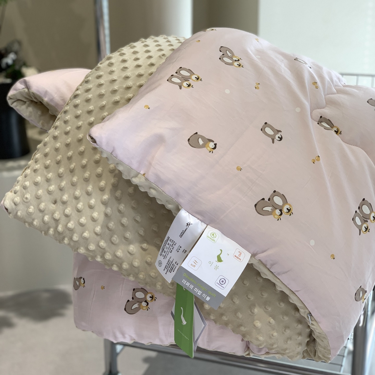 91家纺网 家纺一手货源 找家纺 （总）汇庭 2025秋冬新品60s长绒棉单人豆豆冬被子被芯