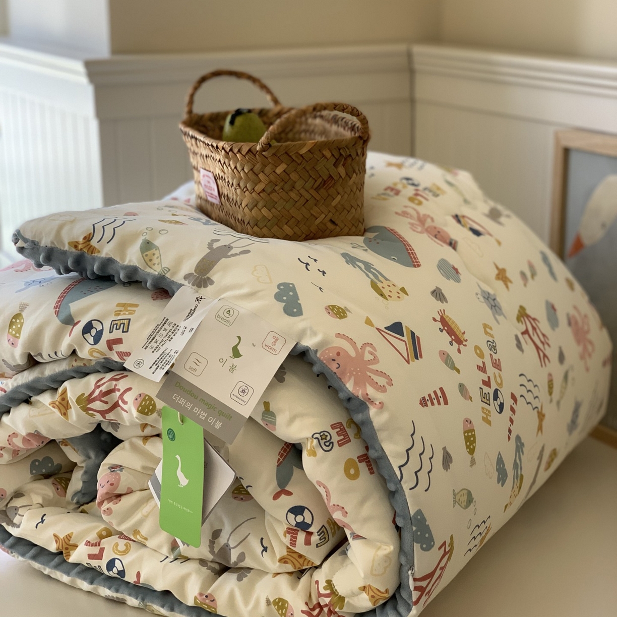 91家纺网 家纺一手货源 找家纺 （总）汇庭 2025秋冬新品60s长绒棉单人豆豆冬被子被芯