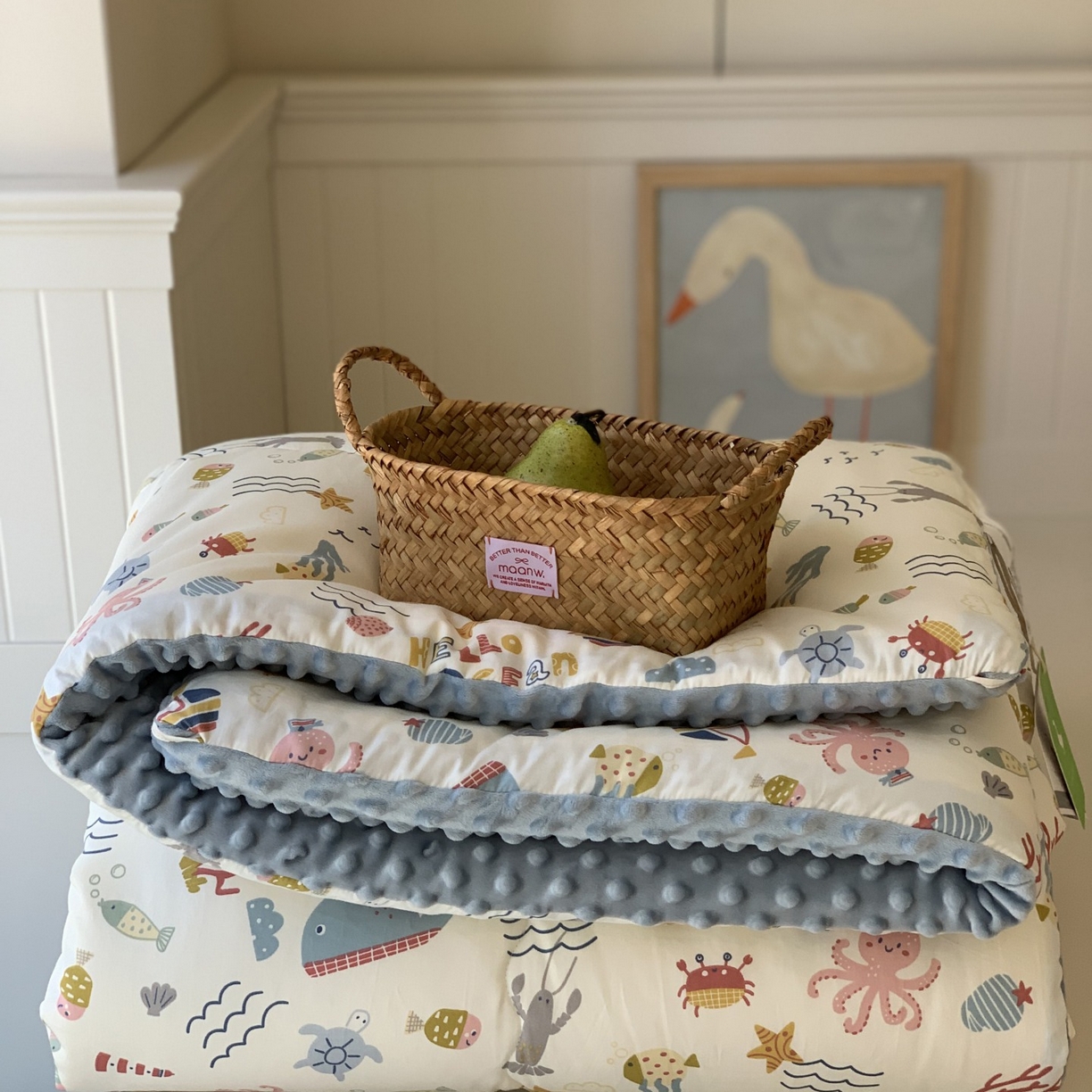 91家纺网 家纺一手货源 找家纺 （总）汇庭 2025秋冬新品60s长绒棉单人豆豆冬被子被芯