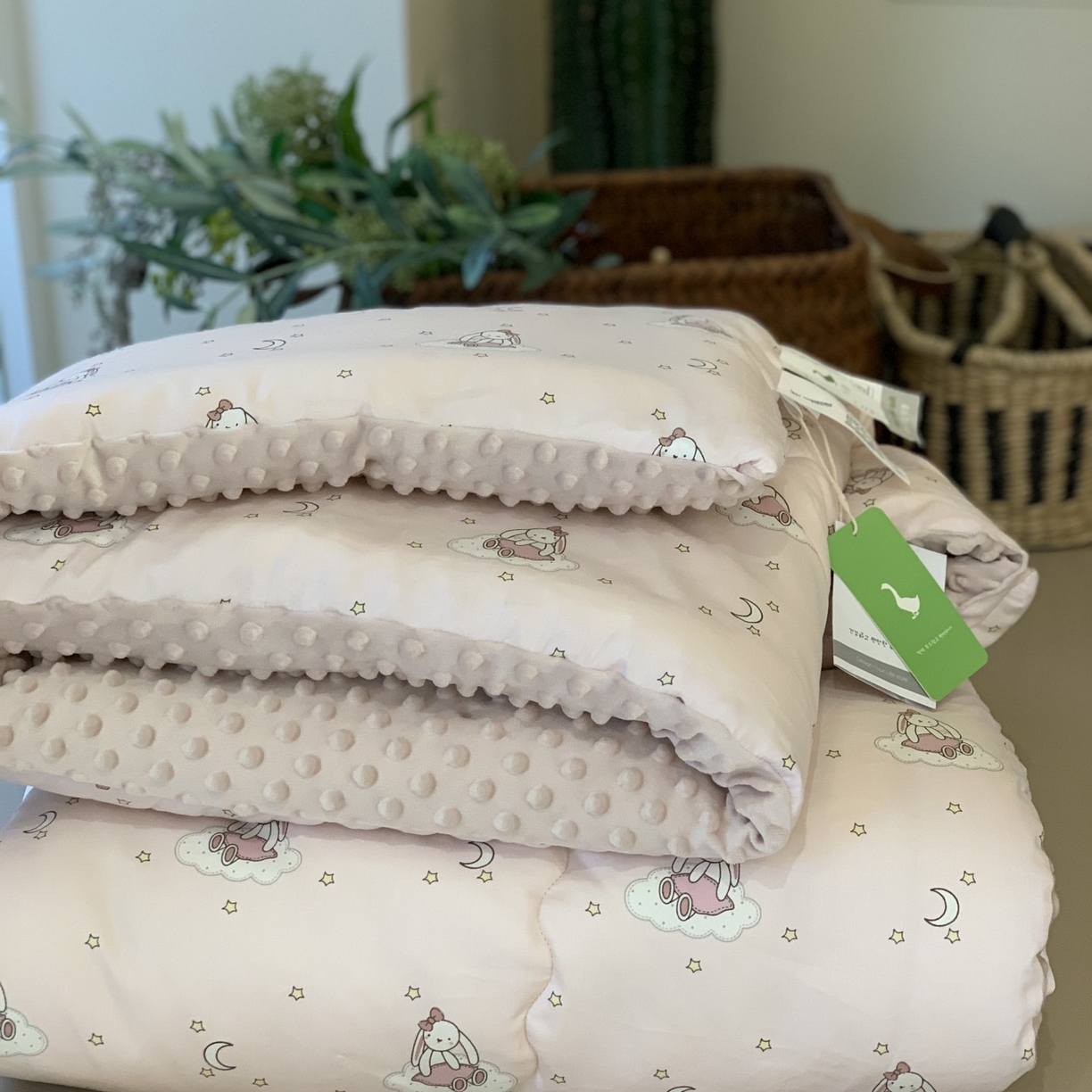 91家纺网 家纺一手货源 找家纺 （总）汇庭 2025秋冬新品60s长绒棉单人豆豆冬被子被芯