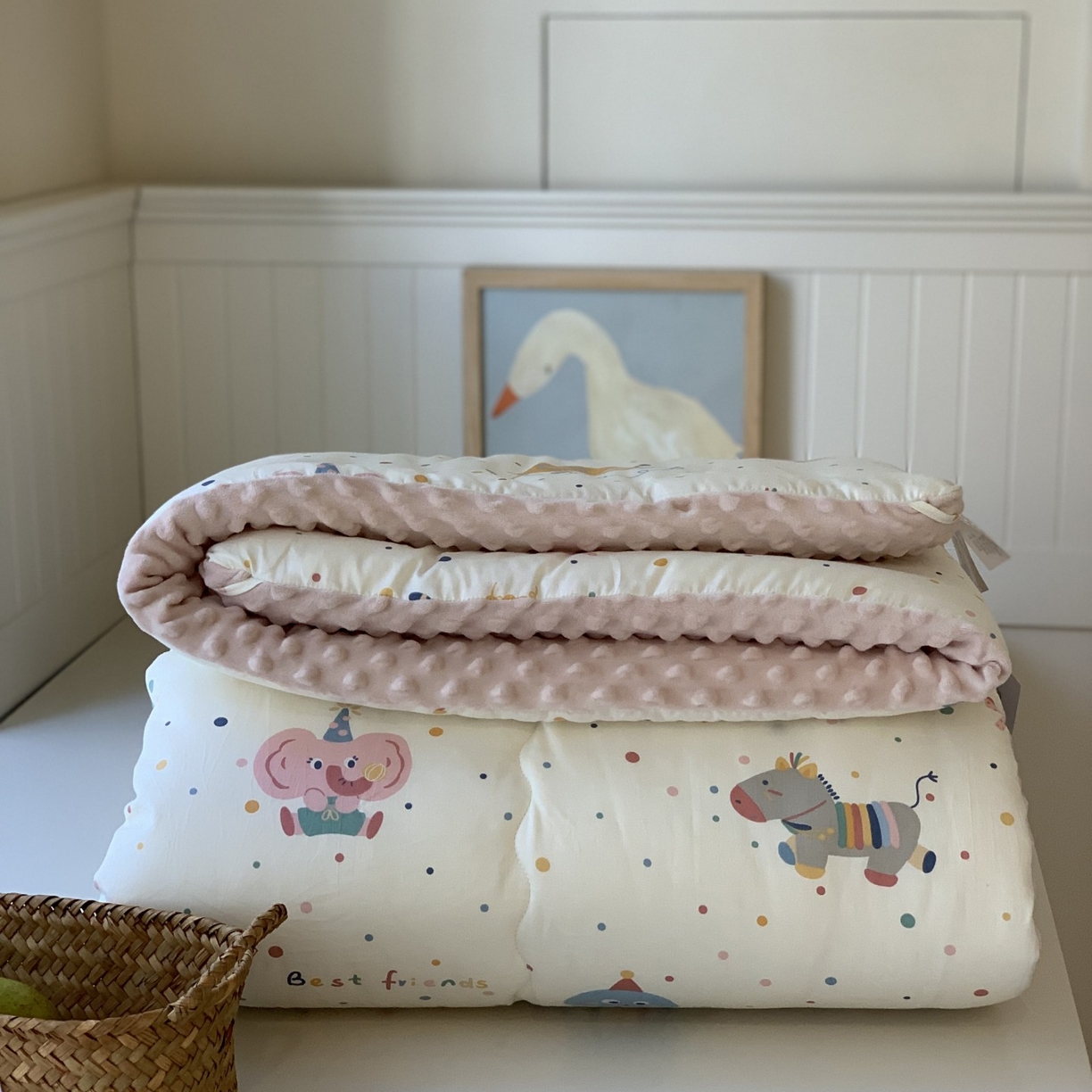 汇庭 2025秋冬新品60s长绒棉单人豆豆冬被子被芯 小小玛特