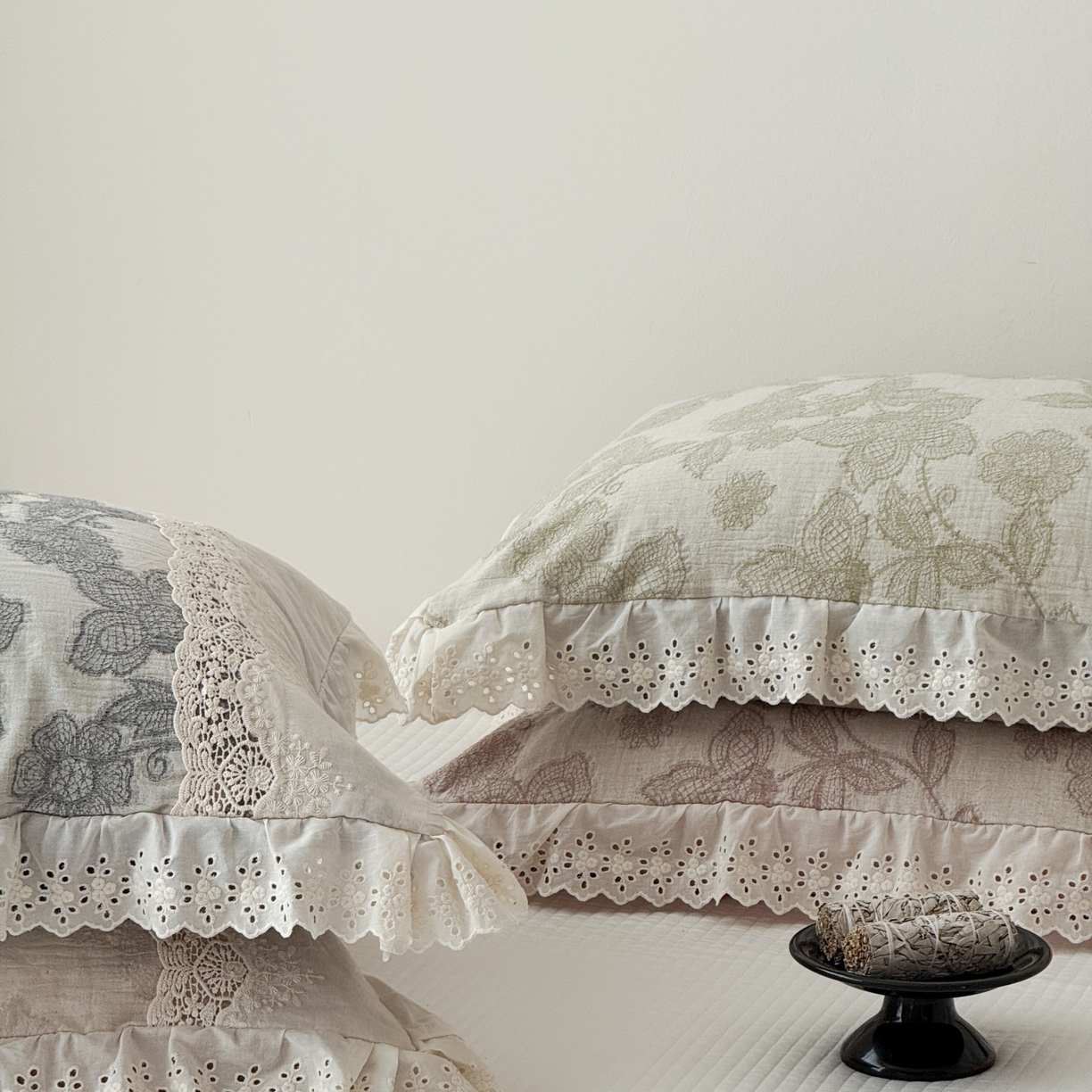 91家纺网 家纺一手货源 找家纺 汇庭 2025秋冬新款禾悦棉麻春秋春悦纱布床盖系列 组合