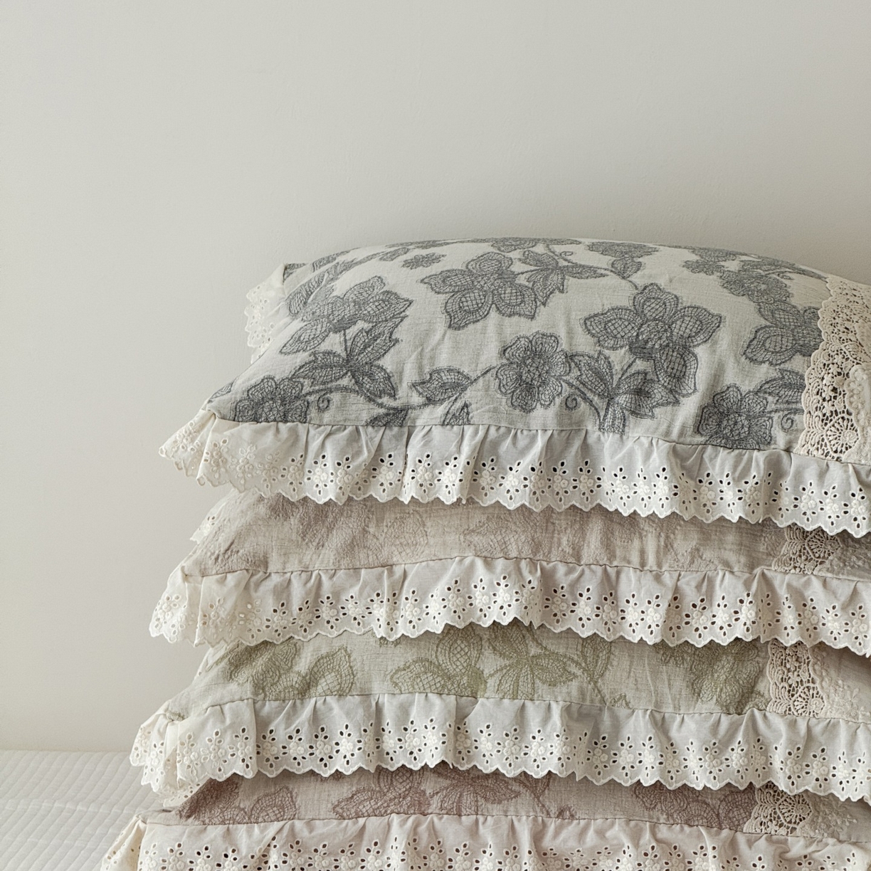 91家纺网 家纺一手货源 找家纺 汇庭 2025秋冬新款禾悦棉麻春秋春悦纱布床盖系列 组合