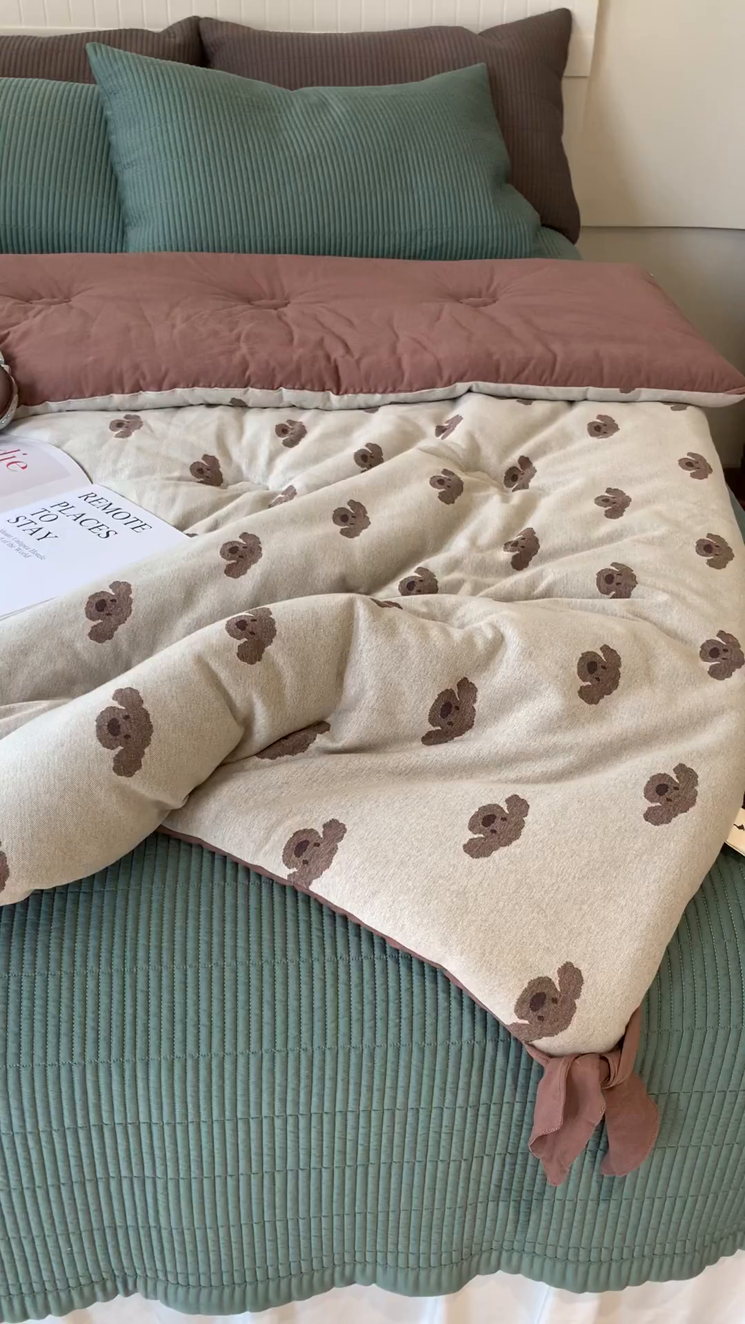 91家纺网 家纺一手货源 找家纺 （总）汇庭 2025秋冬新款小耳朵色织春秋被子被芯系列