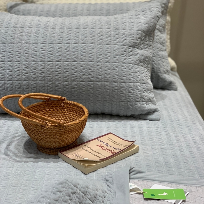 91家纺网 家纺一手货源 找家纺 （总）汇庭 2025新款时尚条绒床盖三件套系列