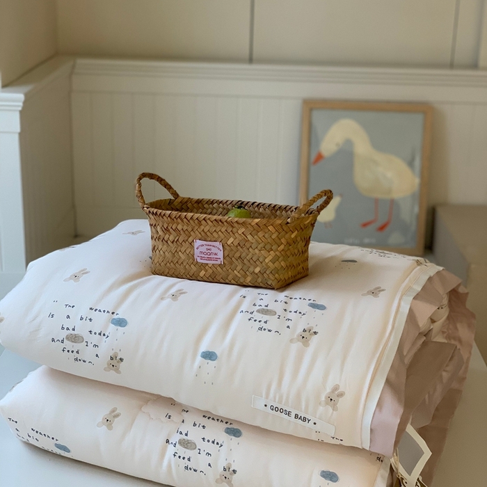 91家纺网 家纺一手货源 找家纺 汇庭 2025新款美棉春秋被被子被芯系列 玉塘兔