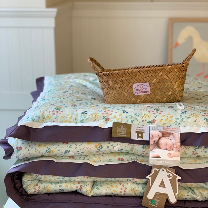 91家纺网 家纺一手货源 找家纺 汇庭 2025新款美棉春秋被被子被芯系列 百香果