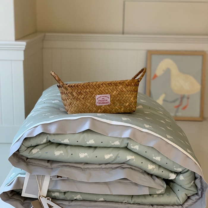 91家纺网 家纺一手货源 找家纺 汇庭 2025新款美棉春秋被被子被芯系列 萝莉兔