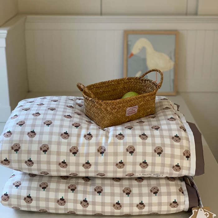 91家纺网 家纺一手货源 找家纺 汇庭 2025新款美棉春秋被被子被芯系列 舒克小熊