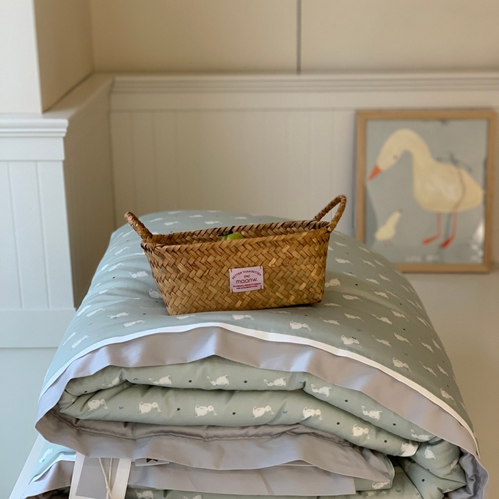 91家纺网 家纺一手货源 找家纺 汇庭 2025新款美棉春秋被被子被芯系列 萝莉兔