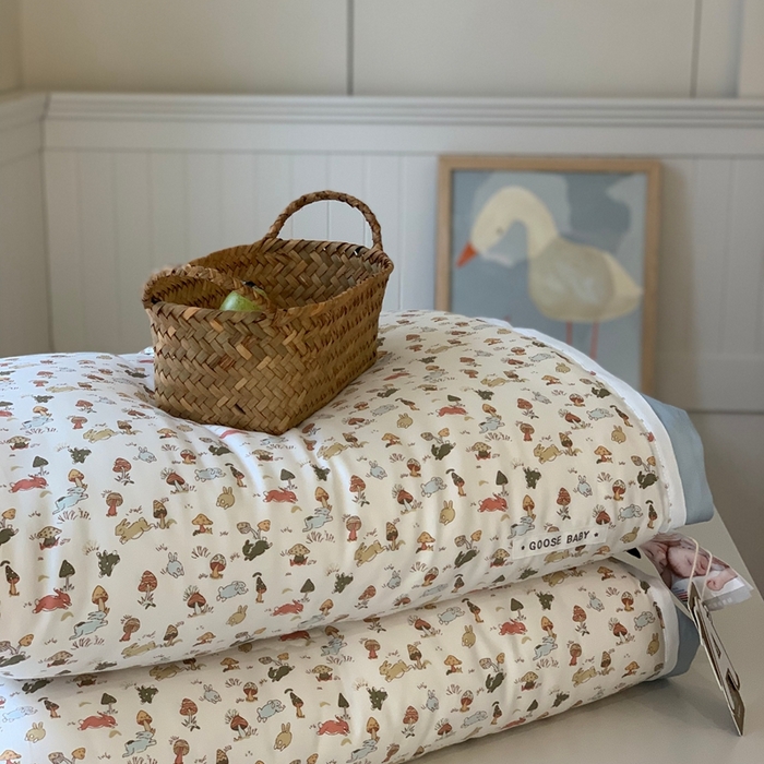 91家纺网 家纺一手货源 找家纺 汇庭 2025新款美棉春秋被被子被芯系列 蘑菇派