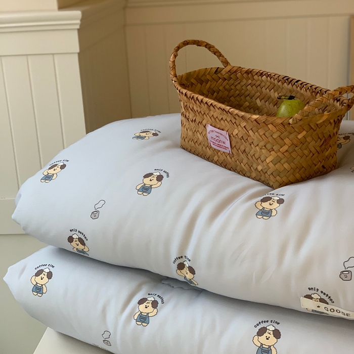 91家纺网 家纺一手货源 找家纺 汇庭 2025新款美棉春秋被被子被芯系列 糯米狗