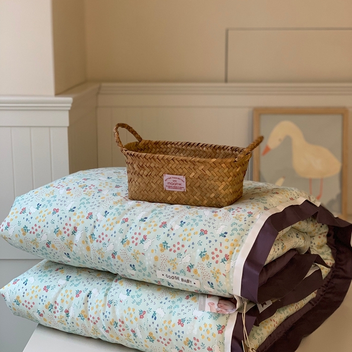 91家纺网 家纺一手货源 找家纺 汇庭 2025新款美棉春秋被被子被芯系列 百香果