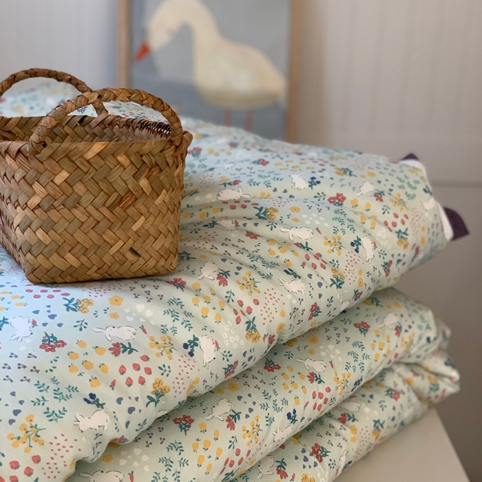 91家纺网 家纺一手货源 找家纺 汇庭 2025新款美棉春秋被被子被芯系列 百香果