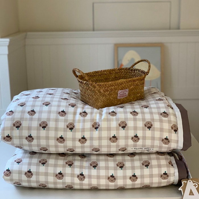 91家纺网 家纺一手货源 找家纺 汇庭 2025新款美棉春秋被被子被芯系列 舒克小熊