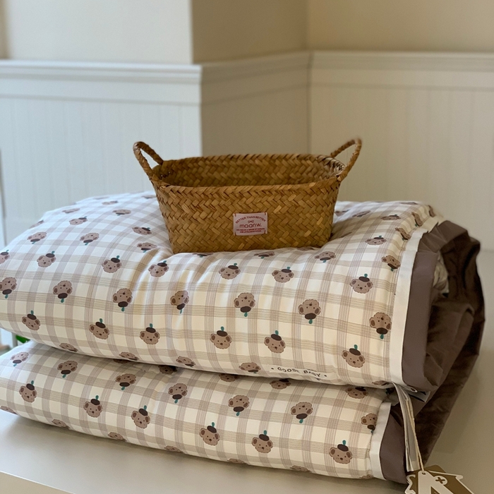 91家纺网 家纺一手货源 找家纺 汇庭 2025新款美棉春秋被被子被芯系列 舒克小熊