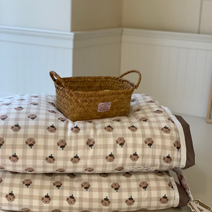 91家纺网 家纺一手货源 找家纺 汇庭 2025新款美棉春秋被被子被芯系列 舒克小熊