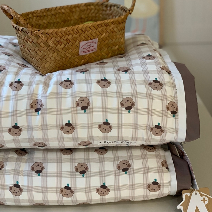 91家纺网 家纺一手货源 找家纺 汇庭 2025新款美棉春秋被被子被芯系列 舒克小熊