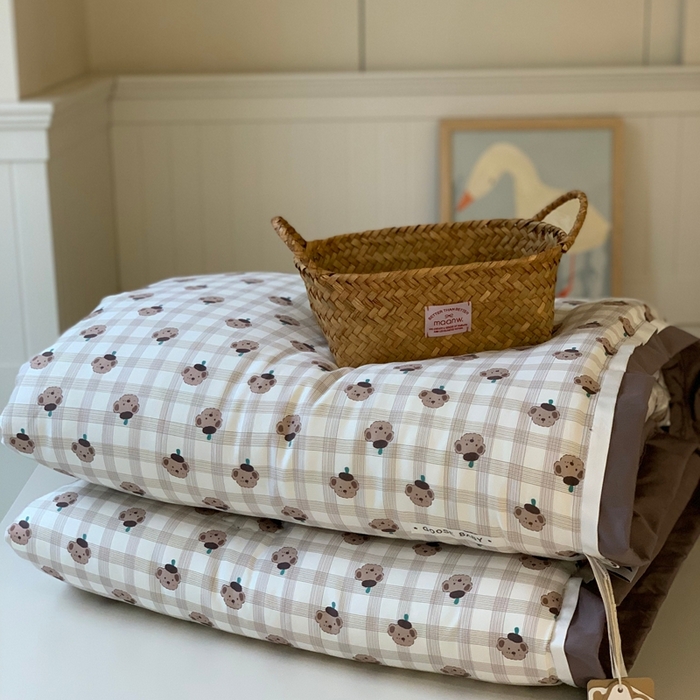 91家纺网 家纺一手货源 找家纺 汇庭 2025新款美棉春秋被被子被芯系列 舒克小熊