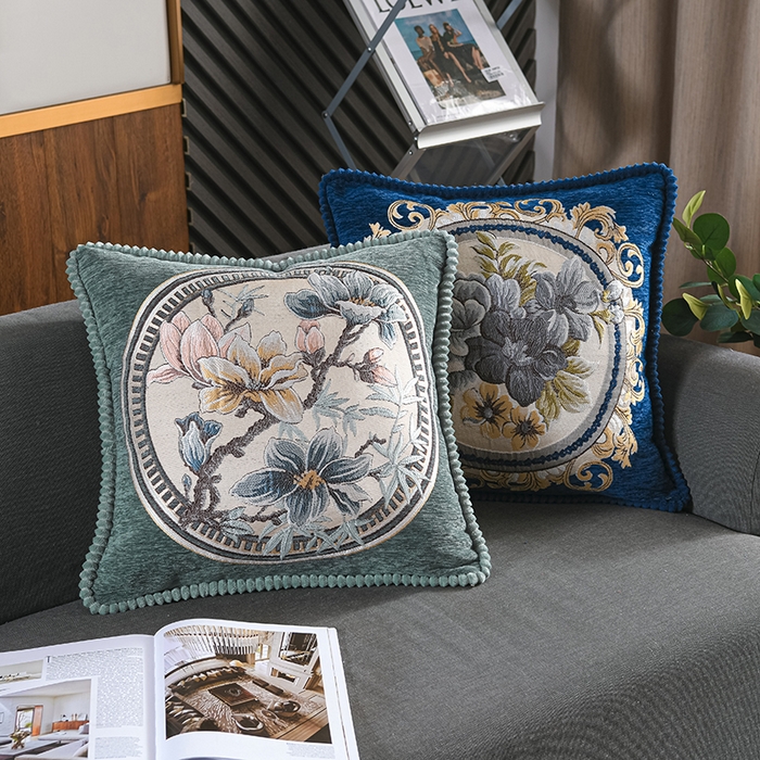 91家纺网 家纺一手货源 找家纺 （总）仁宇枕业 2025新款新品爆款欧式雪尼尔抱枕头靠垫腰靠特价处理赠品礼品枕头枕芯