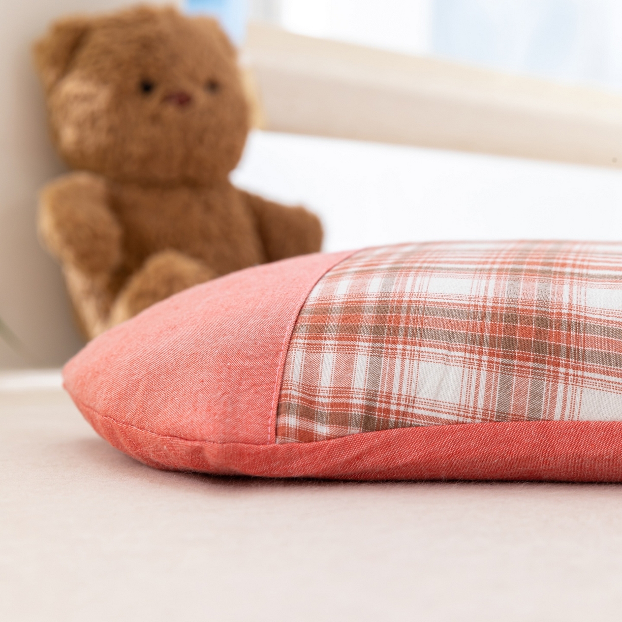 91家纺网 家纺一手货源 找家纺 （总）仁宇枕业 2025新款新品全棉卡通儿童全荞麦枕头枕芯