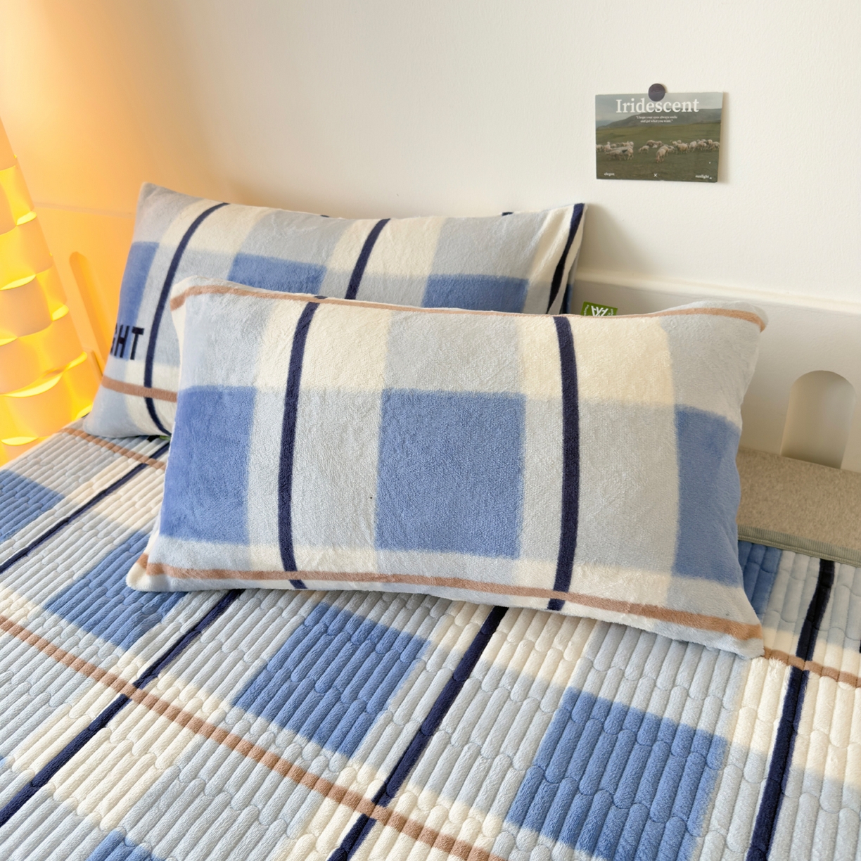 91家纺网 家纺一手货源 找家纺 首爱家纺 2025新款高克重牛奶绒夹棉印花床盖 格调