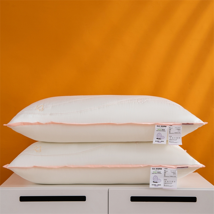 91家纺网 家纺一手货源 找家纺 （总）仁宇枕业 2025新款新品柔赛丝枕头多培养肤蚕丝蛋白舒适枕头枕芯