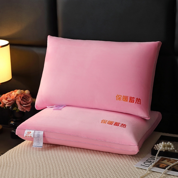 91家纺网 家纺一手货源 找家纺 （总）仁宇枕业 2025新款新品水晶绒保暖蓄热舒适枕头枕芯