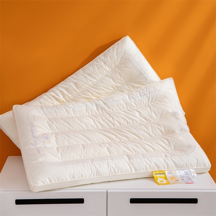 91家纺网 家纺一手货源 找家纺 （总）仁宇枕业 2025新款枕芯A类全棉大豆定型低枕头云感大豆低枕头枕芯