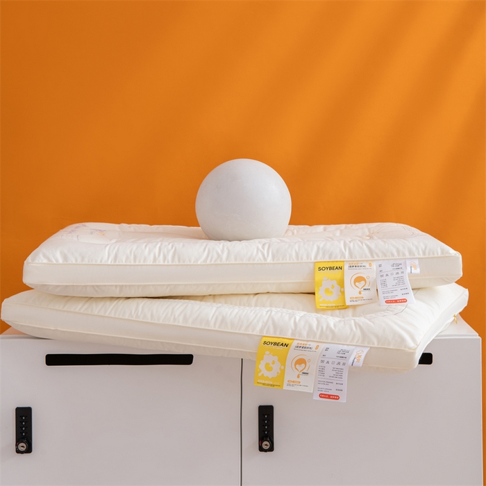 91家纺网 家纺一手货源 找家纺 （总）仁宇枕业 2025新款枕芯A类全棉大豆定型低枕头云感大豆低枕头枕芯