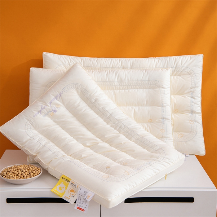 91家纺网 家纺一手货源 找家纺 （总）仁宇枕业 2025新款枕芯A类全棉大豆定型低枕头云感大豆低枕头枕芯