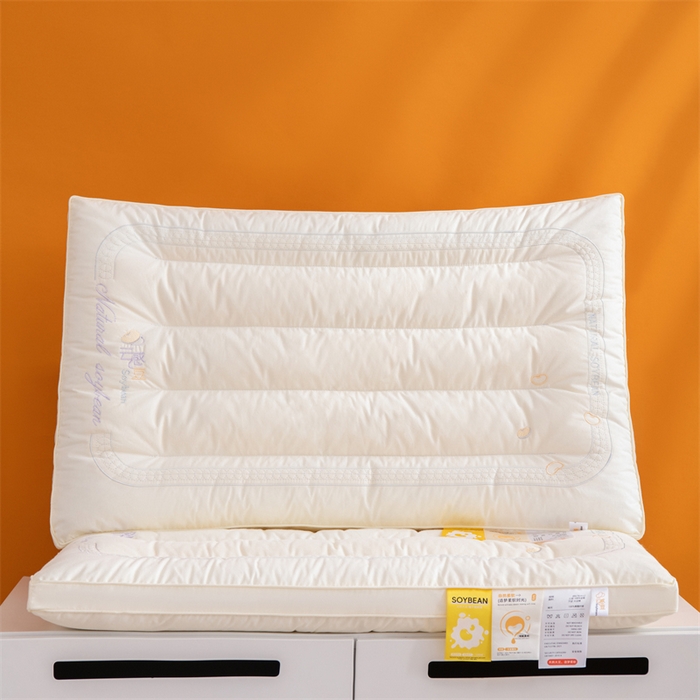 91家纺网 家纺一手货源 找家纺 （总）仁宇枕业 2025新款枕芯A类全棉大豆定型低枕头云感大豆低枕头枕芯