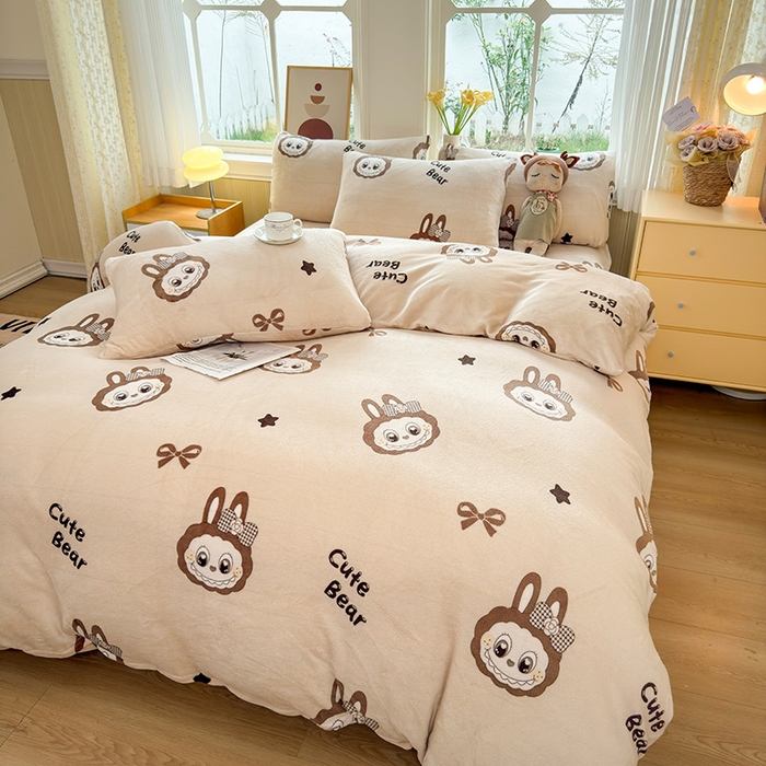 91家纺网 家纺一手货源 找家纺 乐居坊 2025新款家用高克重学生宿舍床牛奶绒套件单品【提供买家秀】加 QQ群 286712643 大明星