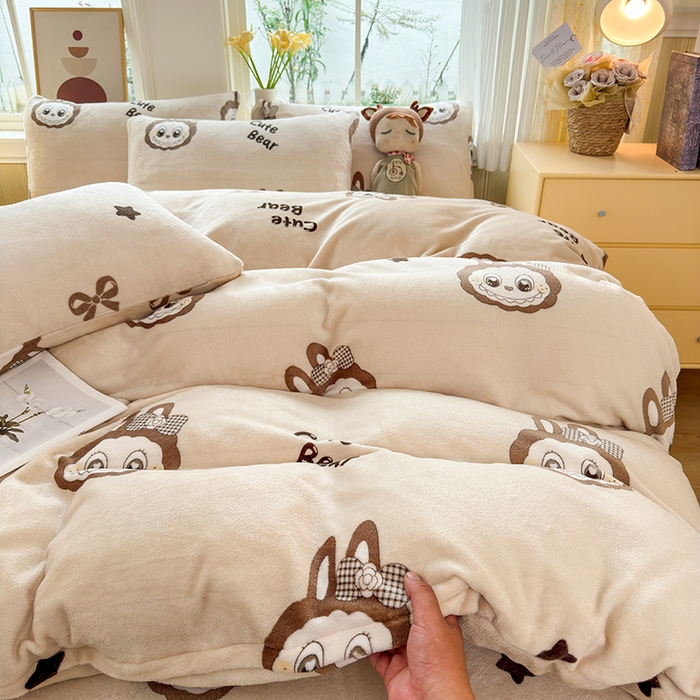 91家纺网 家纺一手货源 找家纺 乐居坊 2025新款家用高克重学生宿舍床牛奶绒套件单品【提供买家秀】加 QQ群 286712643 大明星