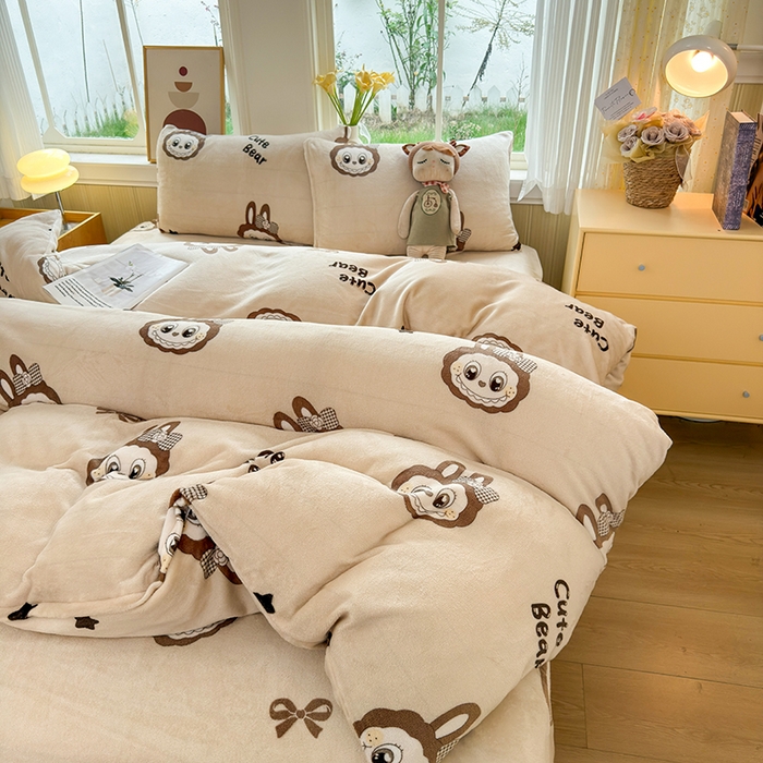 91家纺网 家纺一手货源 找家纺 乐居坊 2025新款家用高克重学生宿舍床牛奶绒套件单品【提供买家秀】加 QQ群 286712643 大明星