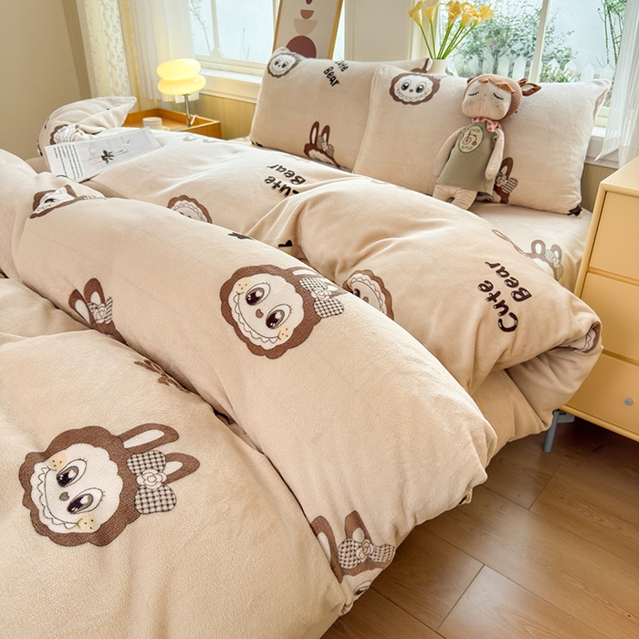 91家纺网 家纺一手货源 找家纺 乐居坊 2025新款家用高克重学生宿舍床牛奶绒套件单品【提供买家秀】加 QQ群 286712643 大明星