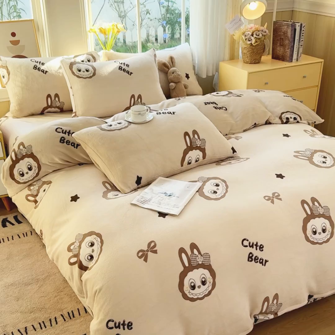 91家纺网 家纺一手货源 找家纺 乐居坊 2025新款家用高克重学生宿舍床牛奶绒套件单品【提供买家秀】加 QQ群 286712643 大明星