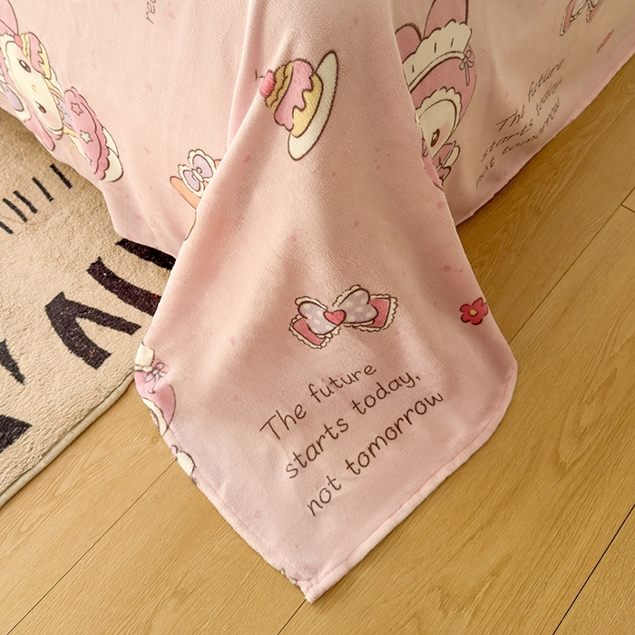 91家纺网 家纺一手货源 找家纺 乐居坊 2025新款家用高克重学生宿舍床牛奶绒套件单品【提供买家秀】加 QQ群 286712643 粉乐蒂