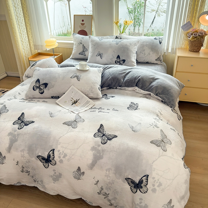 91家纺网 家纺一手货源 找家纺 乐居坊 2025新款家用高克重学生宿舍床牛奶绒套件单品【提供买家秀】加 QQ群 286712643 幻影