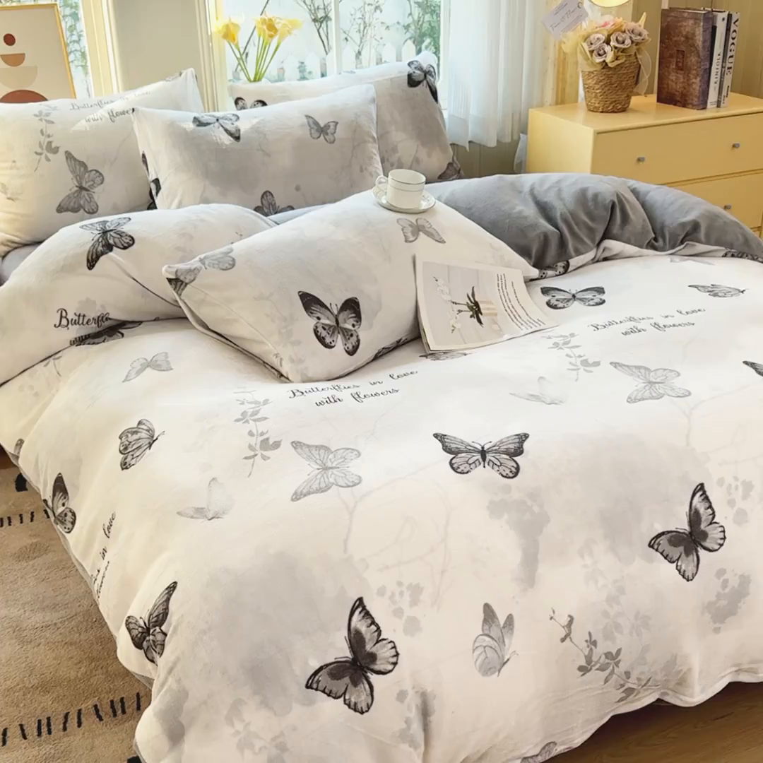 91家纺网 家纺一手货源 找家纺 乐居坊 2025新款家用高克重学生宿舍床牛奶绒套件单品【提供买家秀】加 QQ群 286712643 幻影