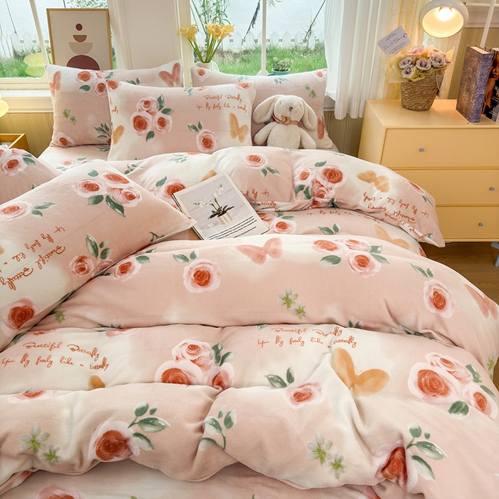 91家纺网 家纺一手货源 找家纺 乐居坊 2025新款家用高克重学生宿舍床牛奶绒套件单品【提供买家秀】加 QQ群 286712643 洛克庄园