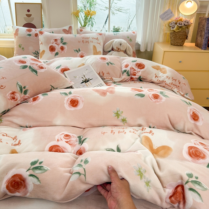 91家纺网 家纺一手货源 找家纺 乐居坊 2025新款家用高克重学生宿舍床牛奶绒套件单品【提供买家秀】加 QQ群 286712643 洛克庄园