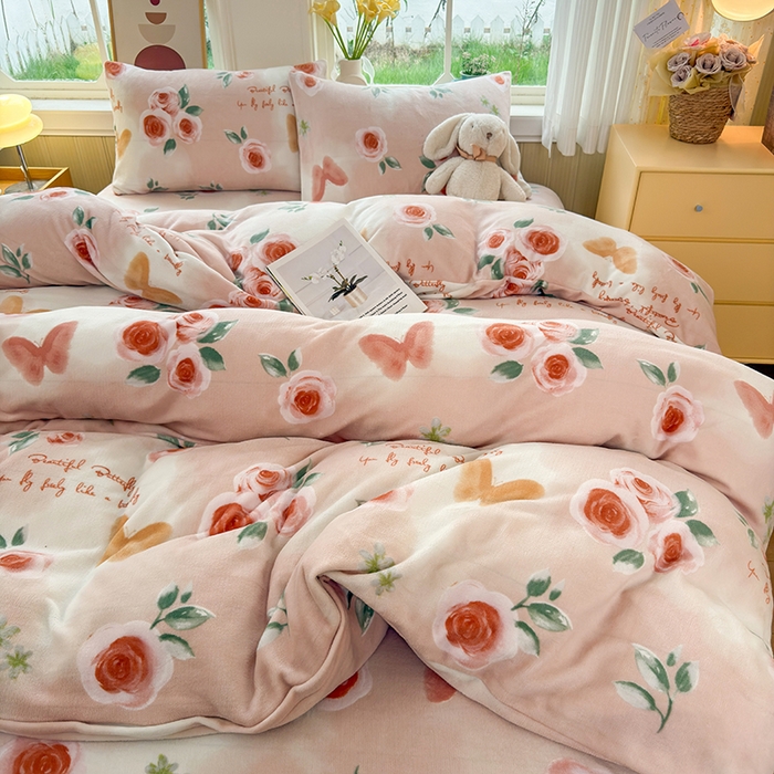 91家纺网 家纺一手货源 找家纺 乐居坊 2025新款家用高克重学生宿舍床牛奶绒套件单品【提供买家秀】加 QQ群 286712643 洛克庄园