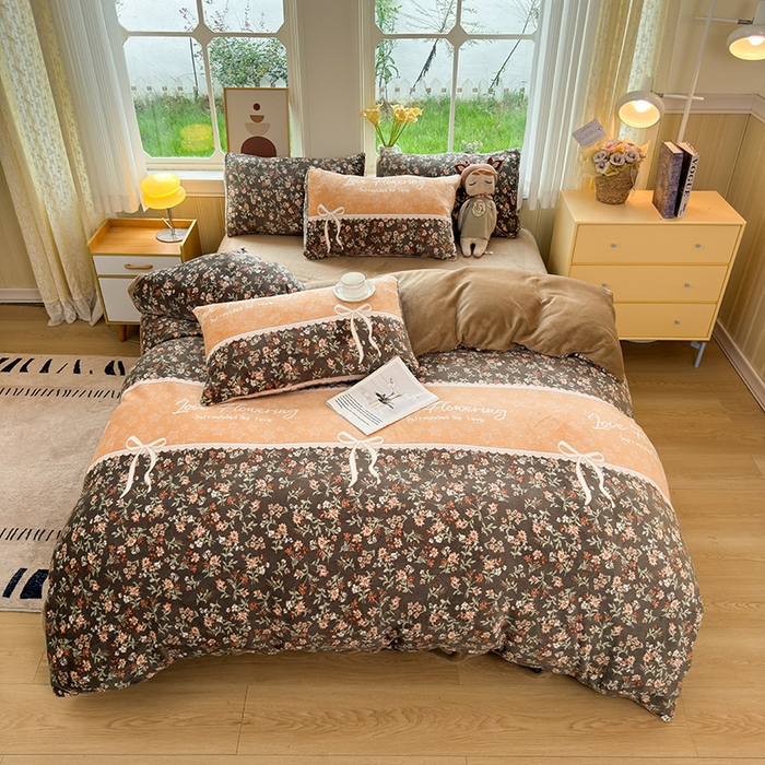 91家纺网 家纺一手货源 找家纺 乐居坊 2025新款家用高克重学生宿舍床牛奶绒套件单品【提供买家秀】加 QQ群 286712643 梦幻花园