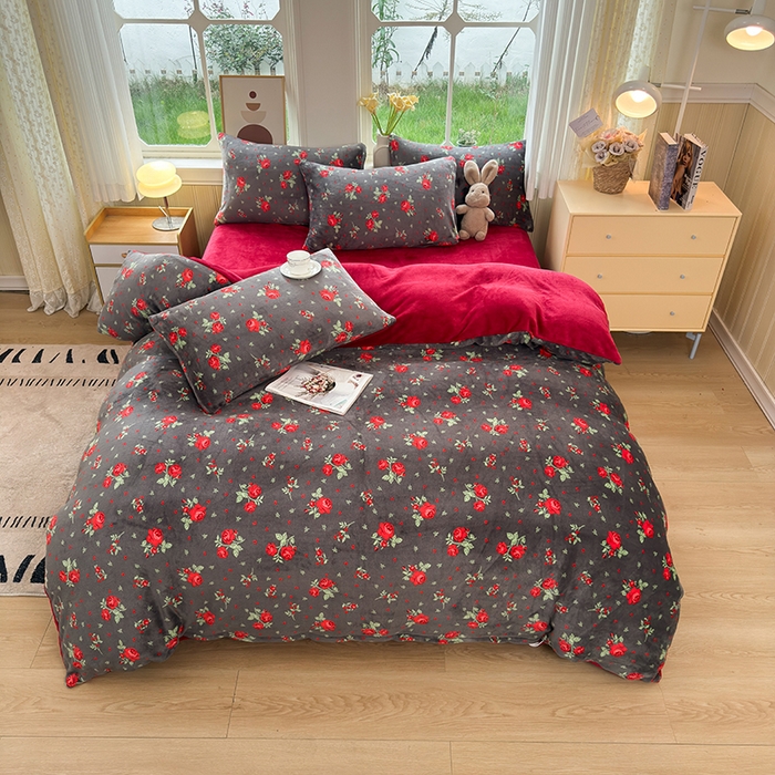 91家纺网 家纺一手货源 找家纺 乐居坊 2025新款家用高克重学生宿舍床牛奶绒套件单品【提供买家秀】加 QQ群 286712643 秘境丽世