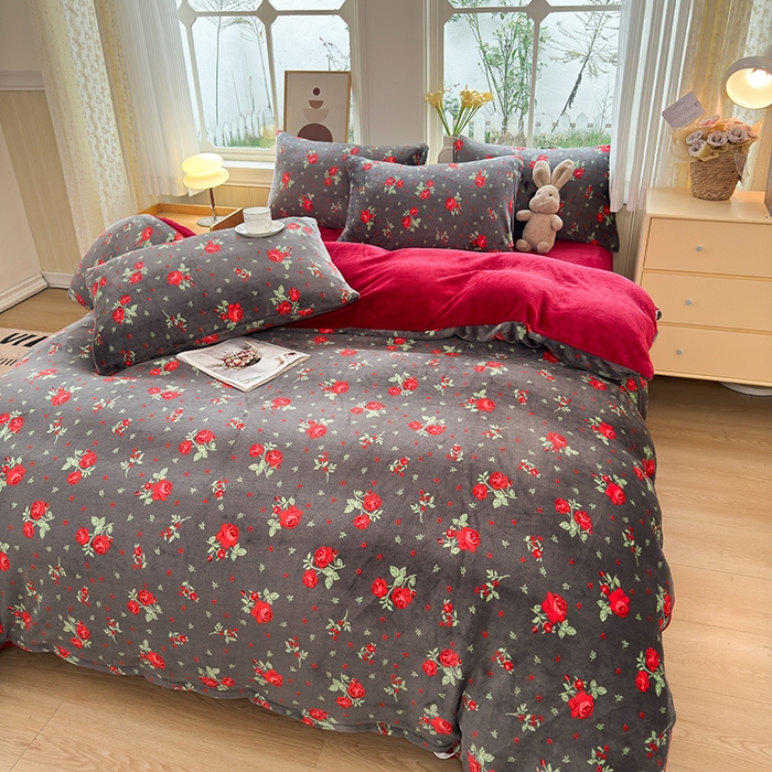 91家纺网 家纺一手货源 找家纺 乐居坊 2025新款家用高克重学生宿舍床牛奶绒套件单品【提供买家秀】加 QQ群 286712643 秘境丽世