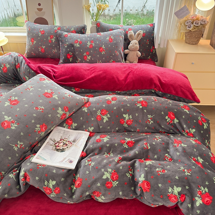 91家纺网 家纺一手货源 找家纺 乐居坊 2025新款家用高克重学生宿舍床牛奶绒套件单品【提供买家秀】加 QQ群 286712643 秘境丽世