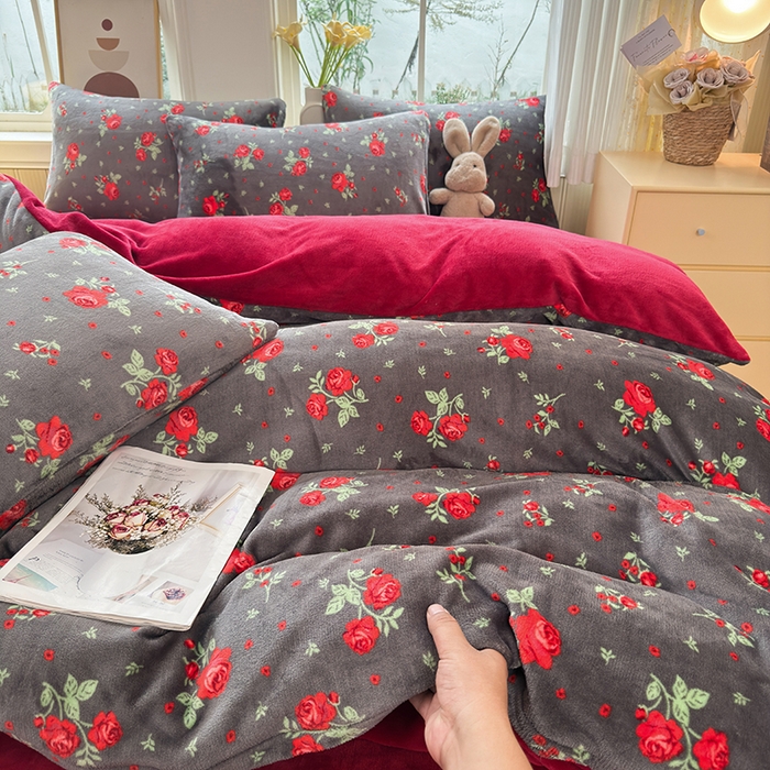 91家纺网 家纺一手货源 找家纺 乐居坊 2025新款家用高克重学生宿舍床牛奶绒套件单品【提供买家秀】加 QQ群 286712643 秘境丽世