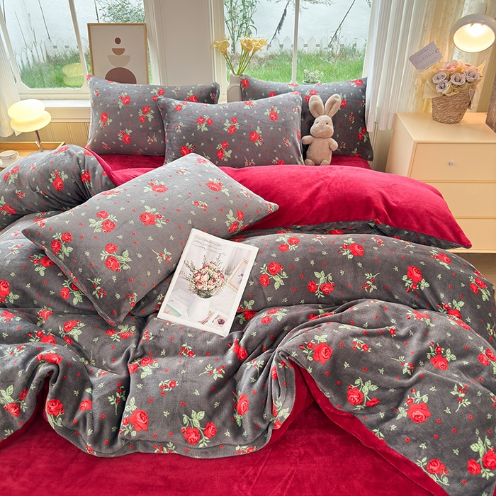 91家纺网 家纺一手货源 找家纺 乐居坊 2025新款家用高克重学生宿舍床牛奶绒套件单品【提供买家秀】加 QQ群 286712643 秘境丽世